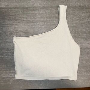 Aritzia Babaton Cropped One Shoulder Cami, Small